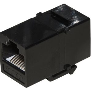 ADATTATORE PASSANTE 2X8 POLI RJ45 UTP NON SCHERMATO CAT.6 CON GANCI PER PANNELLI (LKCKF6)