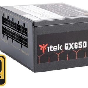 ALIMENTATORE MICRO STX GX650 EVO 650 WATT (ITPSEGX650) 80 PLUS GOLD MODULARE SFX