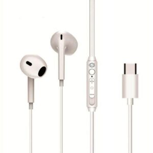 AURICOLARI BRENDAN02W IN-EAR CON CONNETTORE TIPO C - BIANCO