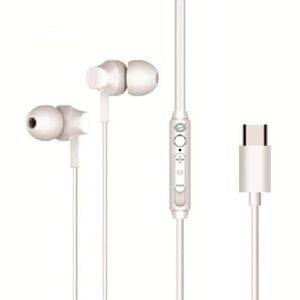 AURICOLARI BRENDAN03W IN-EAR CON CONNETTORE TIPO C - BIANCO