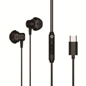 AURICOLARI BRENDAN04B IN-EAR CON CONNETTORE TIPO C - NERO
