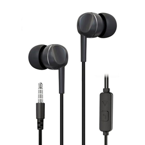 AURICOLARI JACK 3.5MM (EP 6177) PER SMARTPHONE - NERO