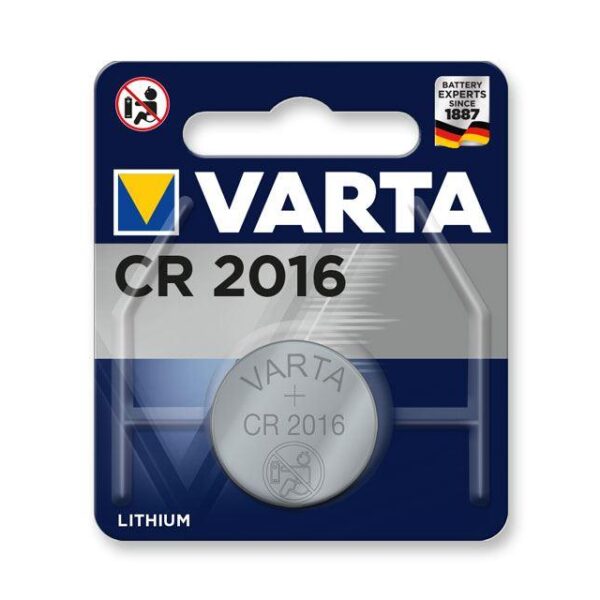 BATTERIA BOTTONE CR2016 3V LITIO - 1PZ