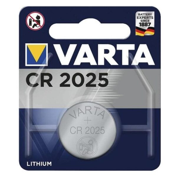 BATTERIA BOTTONE CR2025 3V LITIO - 1PZ