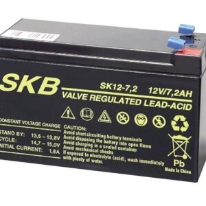 BATTERIA RICARICABILE SKB AL PIOMBO 12V 7,2A (39640610)