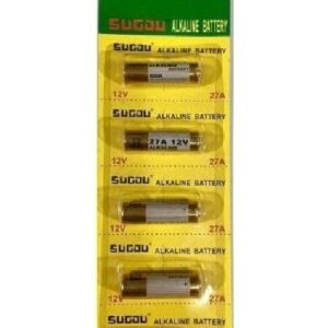 BATTERIE ALKALINE 27A 12V (5 PEZZI)