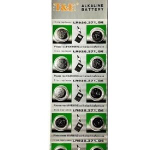 BATTERIE BOTTONE MINI 1.55V AG6 LR920 371 G6 ALKALINE (10 PEZZI)