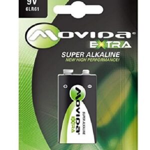 BATTERIE MONOUSO 9V EXTRA SUPER ALKALINA (6LR61)