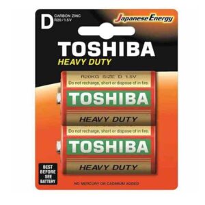 BATTERIE ZINCO HEAVY DUTY R20 D 1.5V 2PZ
