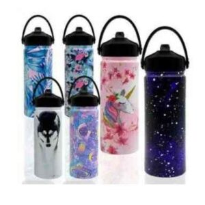 BOTTIGLIA TERMICA 500ML FANTASY - COLORI ASSORTITI - 1 PEZZO