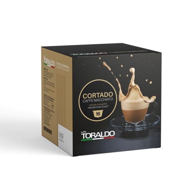 CAPSULE 6GR. CORTADO / CAFFE' MACCHIATO COMPATIBILE DOLCE GUSTO 16 PZ (303025)