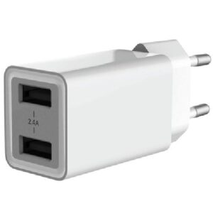 CARICA BATTERIE USB 2 PORTE 12W (ALTHEA06W)