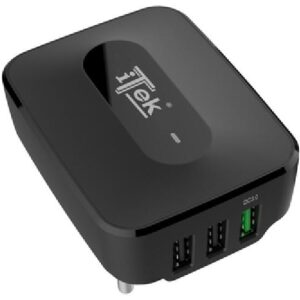CARICABATTERIE DA MURO CON 3 PORTE USB - 25W (ITSCW3U25)