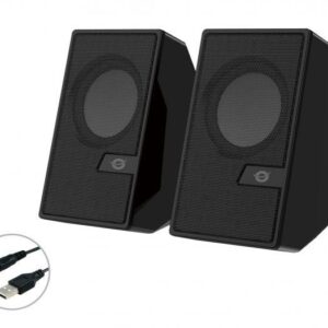 CASSE BJORN02B 2.0 6W 3.5MM/USB NERE