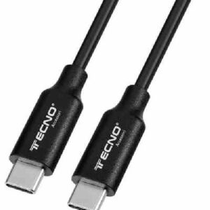 CAVO DATI E RICARICA TC-171 TYPE-C TO TYPE-C 3A NERO RICARICA VELOCE