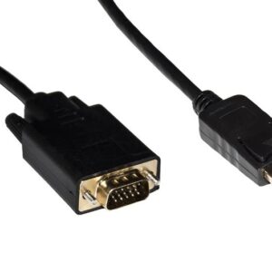 CAVO DISPLAY PORT DP MASCHIO A VGA 15 POLI MASCHIO 1.8MT (LKCDV018)