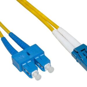 CAVO FIBRA OTTICA LC A SC SINGLEMODE DUPLEX OS2 MT.1 (LKLCSC901)