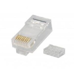 CONNETTORE PLUG RETE RJ45 8P CAT.6 UTP (CONF. 100PZ) (CV-LAN-027)