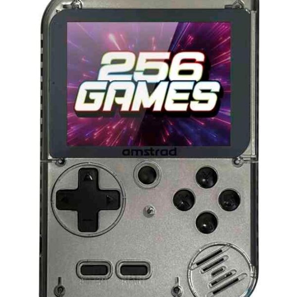 CONSOLE DI GIOCO PORTATILE ARGENTO (GC 256W)