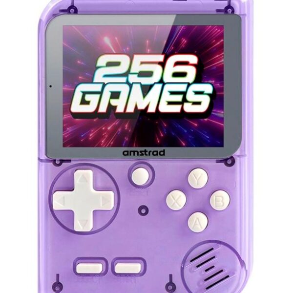 CONSOLE DI GIOCO PORTATILE VIOLA (GC 256P)