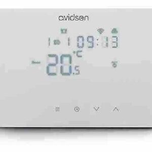 CRONOTERMOSTATO WIFI CABLATO NERO - HOMETEMP 127072 - BIANCO