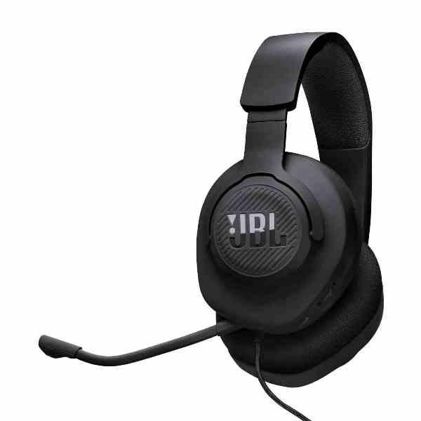 CUFFIA GAMING CON MICROFONO QUANTUM 100M2 NERA (JBLQTUM100M2BLK)