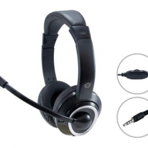 CUFFIE MICROFONO POLONA02B STEREO 3.5MM