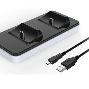 DOCK DUAL CHARGER PAD PS5 - BASE RICARICA FINO A 2 CONTROLLER PLAYSTATION 5 DUALSENSE (CS200 LT)