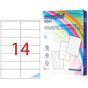 ETICHETTE AUTOADESIVE A4 105X42.3 1400PZ (11080)