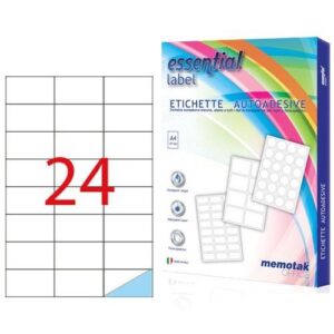 ETICHETTE AUTOADESIVE A4 70X37 2400PZ (11008)