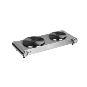 FORNELLO ELETTRICO HOBINOX DUO ARFOEL02 – 2 PIASTRE DIAMETRO 18.8/15.5CM - 1500+1000W