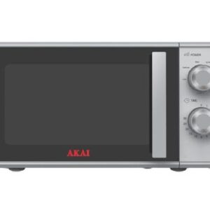 FORNO A MICROONDE CON GRILL AKMW204SL - 20 LITRI 700 WATT - SILVER