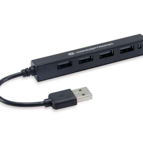 HUB USB 2.0 A 4 PORTE (HUBBIES05B)