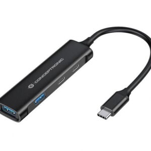 HUB USB 3.2 GEN 1 - 4 PORTE USB-C + USB-A (HUBBIES12B)