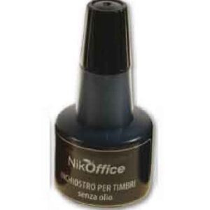 INCHIOSTRO PER TIMBRO CUSCINETTO - FLACONE 30ML. - NERO