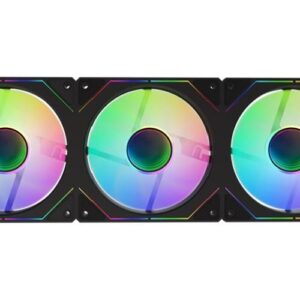 KIT 3 VENTOLE PER CASE INFINITY BLACK ITCFAK3INW12B 120X120 ARGB