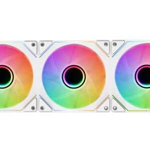 KIT 3 VENTOLE PER CASE INFINITY WHITE ITCFAK3INW12W 120X120 ARGB