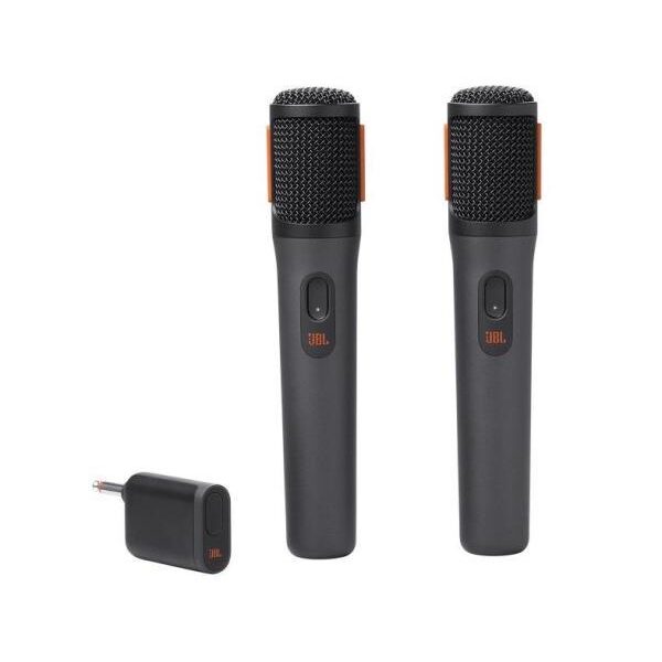 KIT MICROFONI DOPPIO PARTYBOX WIRELESS NERO (JBLPBWIRELESSMIC)