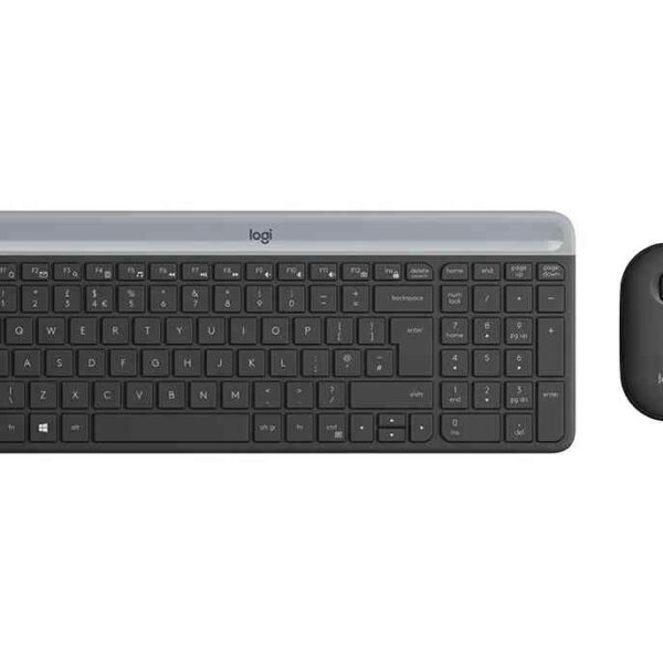 KIT MK470 TASTIERA + MOUSE NANO WIRELESS COMBO NERO (920-009196)