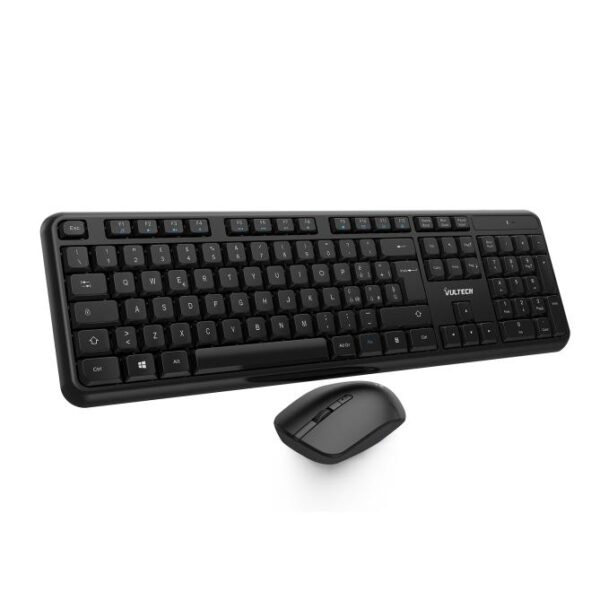 KIT TASTIERA E MOUSE KM-811W WIRELESS NERA
