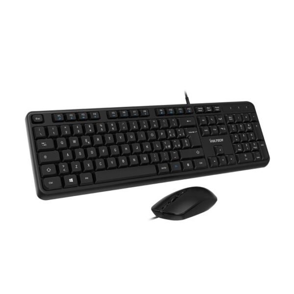 KIT TASTIERA E MOUSE KM811 USB NERO