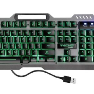 KIT TASTIERA E MOUSE TC-BG2006 GAMING USB NERO