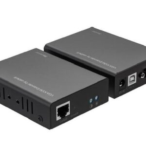 KIT TX-RX EXTENDER VGA E SEGNALE USB - UTP A 300MT (PT-PETVEK)