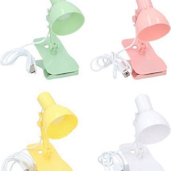 LAMPADA DA LETTURA USB A 3 LED (16964) GIALLO