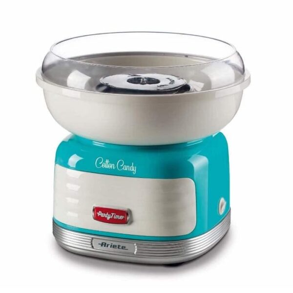 MACCHINA PER ZUCCHERO FILATO COTTON CANDY PARTY TIME AZZURRO (2973)