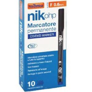 MARCATORE A PENNA OHP F 0.6MM NERO 20NIK148/1 (10 PZ)