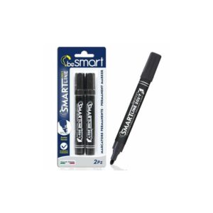 MARCATORE A PUNTA TONDA NERO (2 PZ)