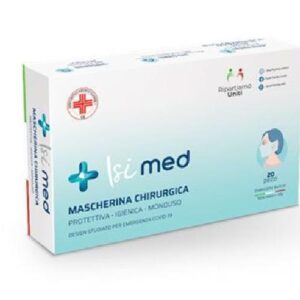MASCHERINA CHIRURGICA MONOUSO (MCM012020) - CONF. 20 PEZZI