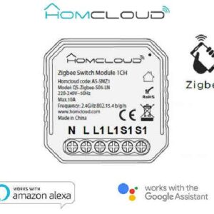 MODULO INTERRUTTORE 1 CANALE ZIGBEE (AS-SMZ1)