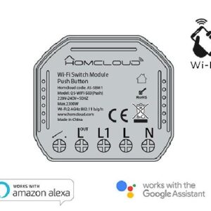 MODULO PULSANTE INTELLIGENTE WI-FI DA INCASSO (AS-SBM1)